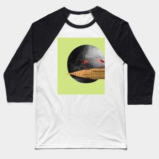 Chrysler building the night of the flamingo lovers' dance Baseball T-Shirt